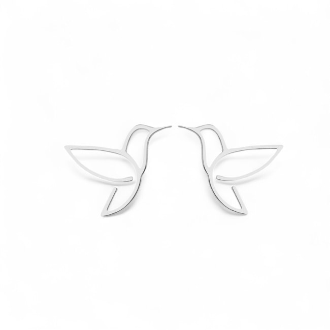 Brinco de Beija Flor Vazado