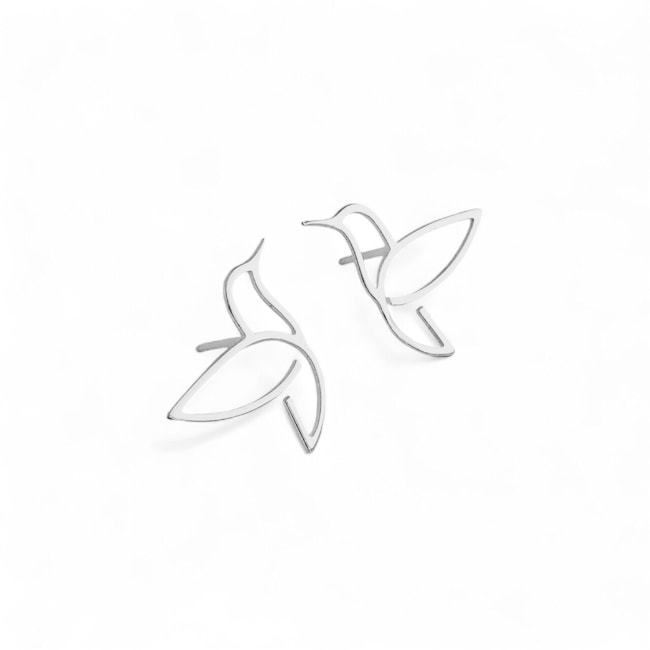 Brinco de Beija Flor Vazado