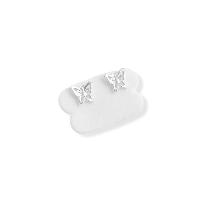 Brinco de Borboleta Pequeno Vazado
