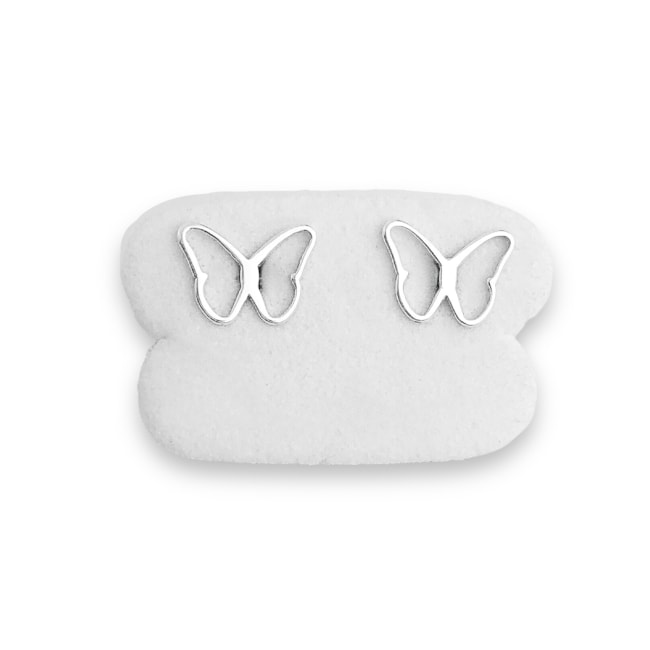 Brinco de Borboleta Vazado