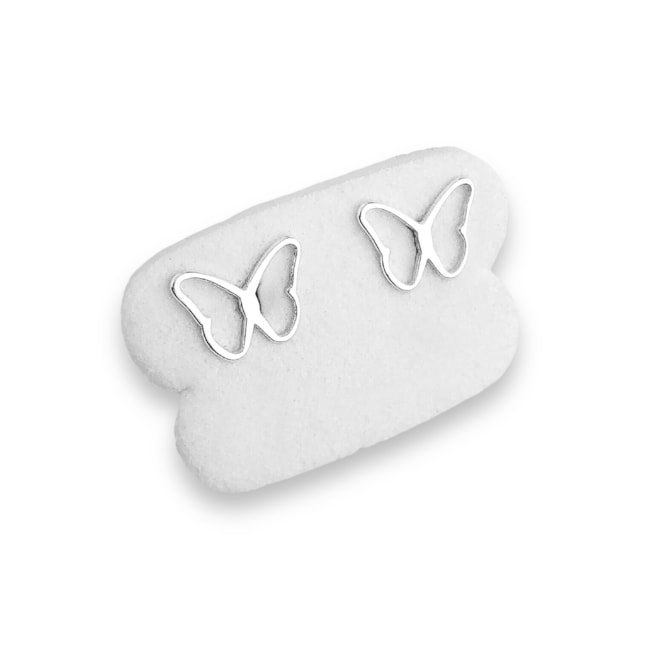 Brinco de Borboleta Vazado