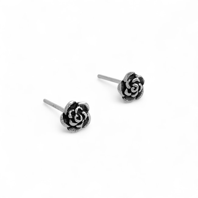 Brinco de Flor Envelhecido Pequeno