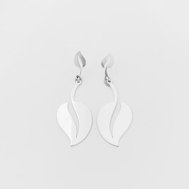 Brinco de Folhas Liso 