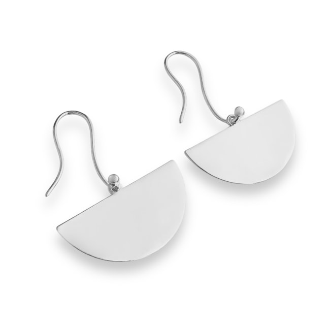 Brinco de Gancho Geométrico Liso