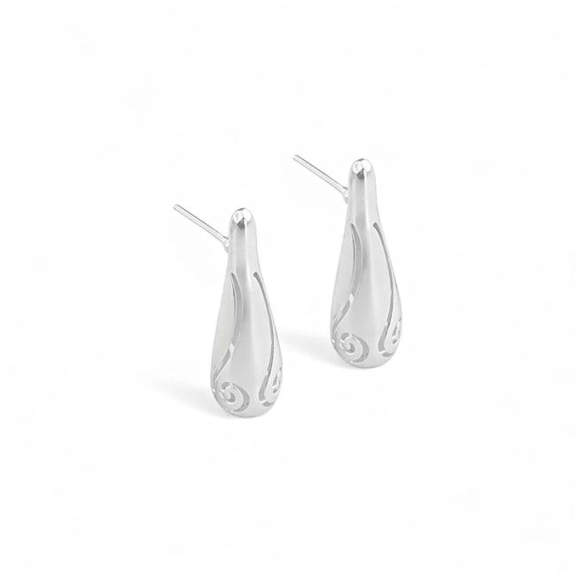 Brinco de Gota Trabalhado 