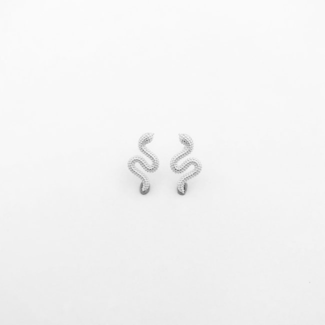 Brinco de Serpente Trabalhado