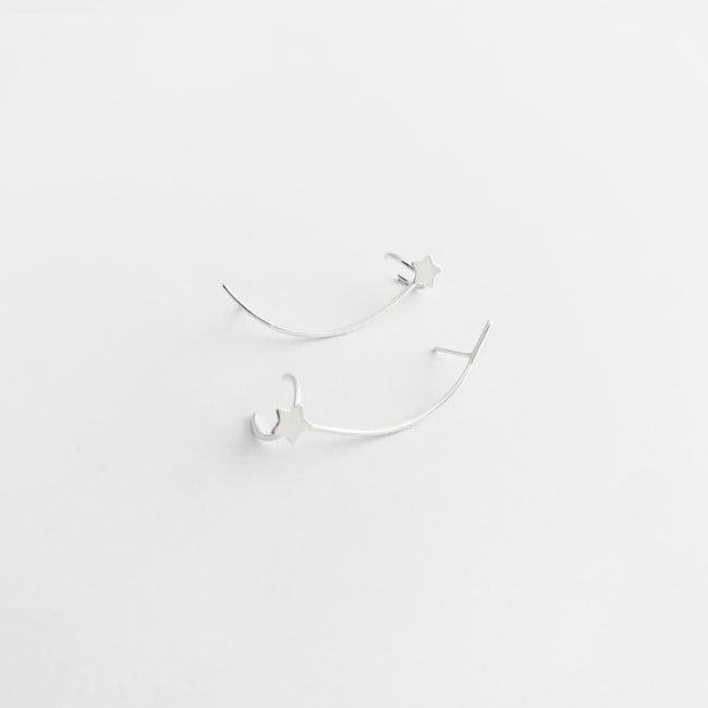Brinco Ear Cuff de Estrela