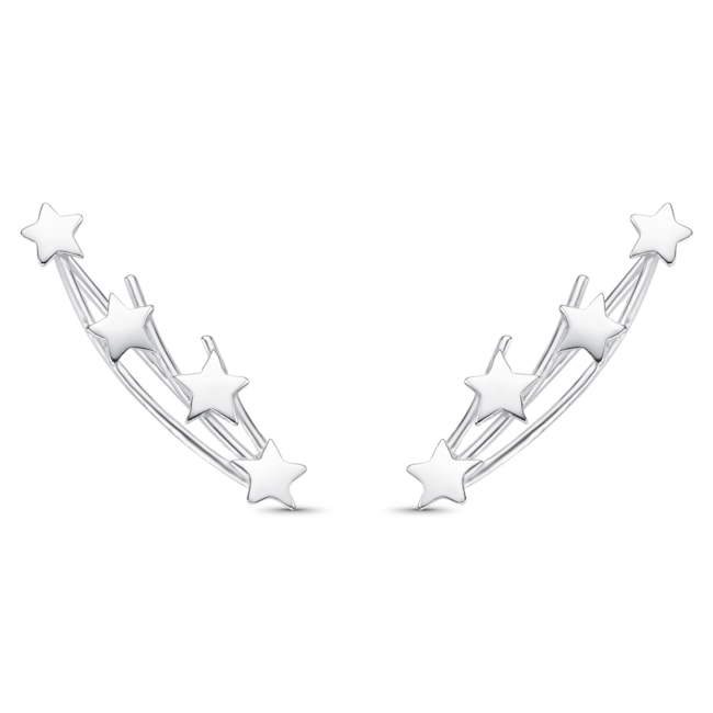 Brinco Ear Cuff de Estrelas 