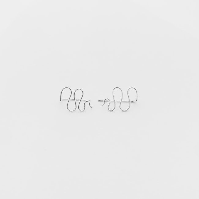Brinco Ear Cuff de Serpente Liso