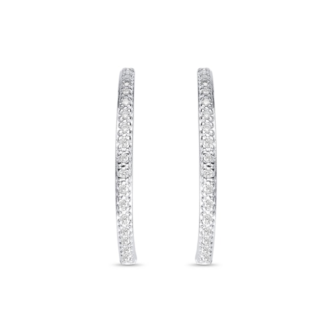 Brinco Ear Hook Cravejado de Zircônia