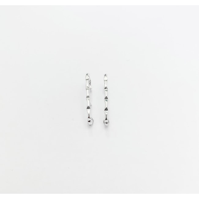 Brinco Ear Hook Ondulado Grande