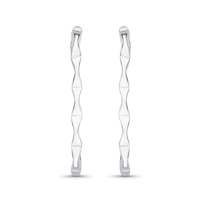 Brinco Ear Hook Ondulado Grande