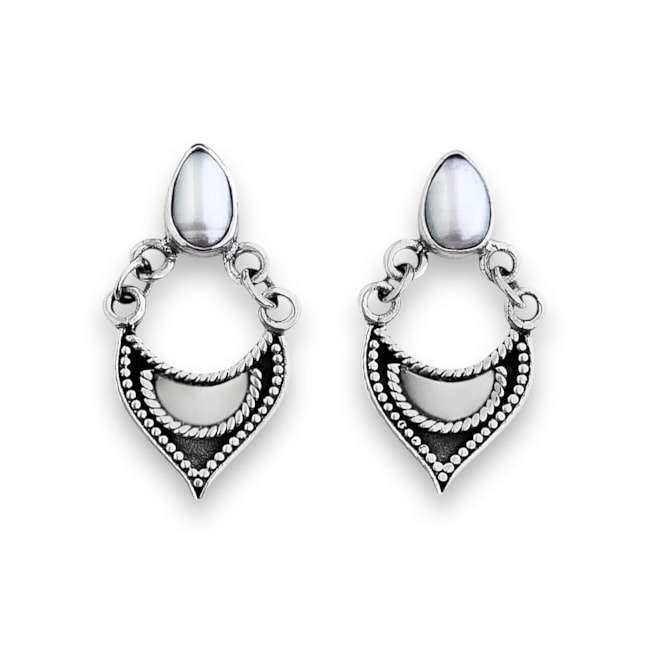 Brinco Indiano com Pérola Barroca