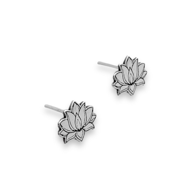 Brinco Pequeno de Flor de Lótus
