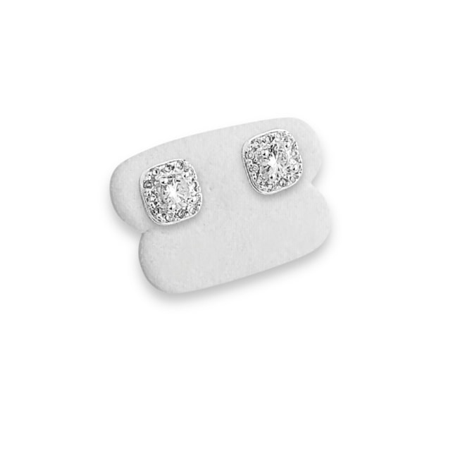 Brinco Ponto de Luz Cravejado de Zircônia 