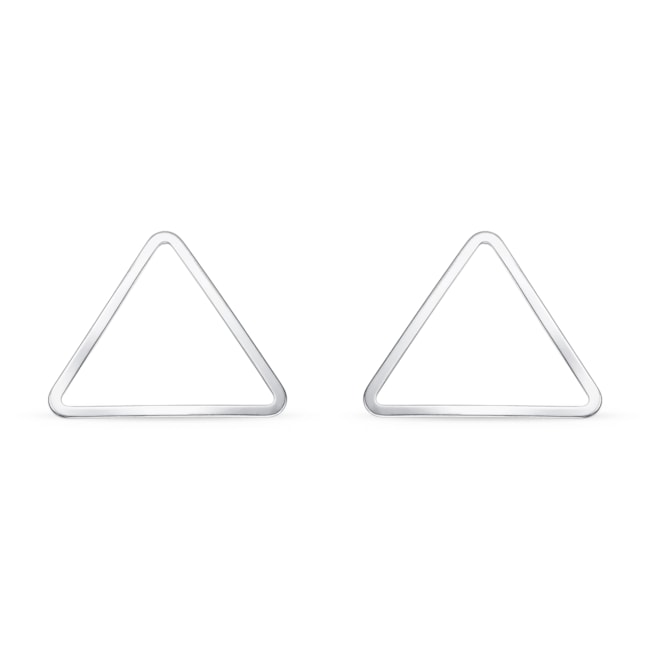 Brinco Triangular Vazado