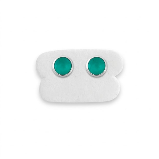 BRINCO ZIRCÔNIA TURMALINA PARAÍBA FOSCA - 6mm