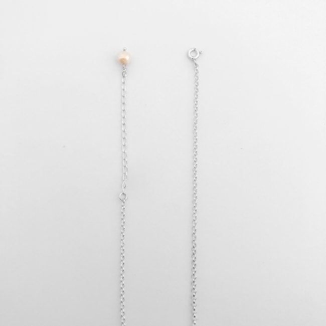 Chocker de Pérolas com Extensor - 38cm