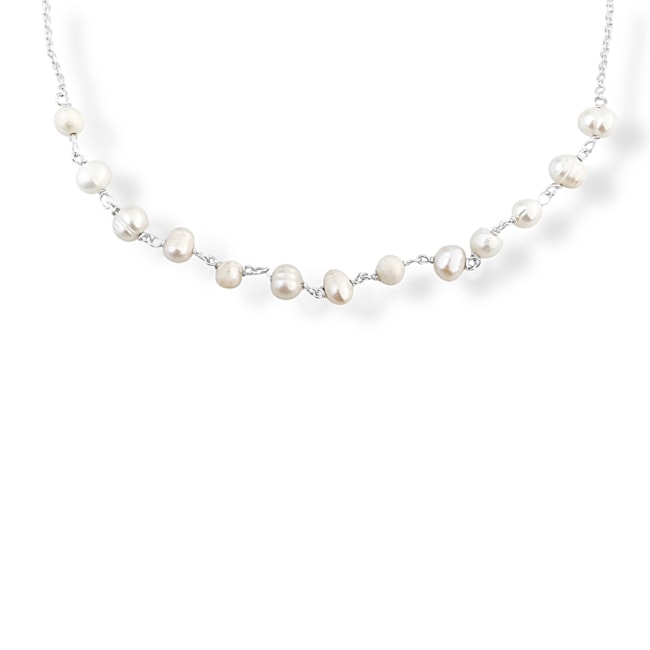 Chocker de Pérolas com Extensor - 38cm