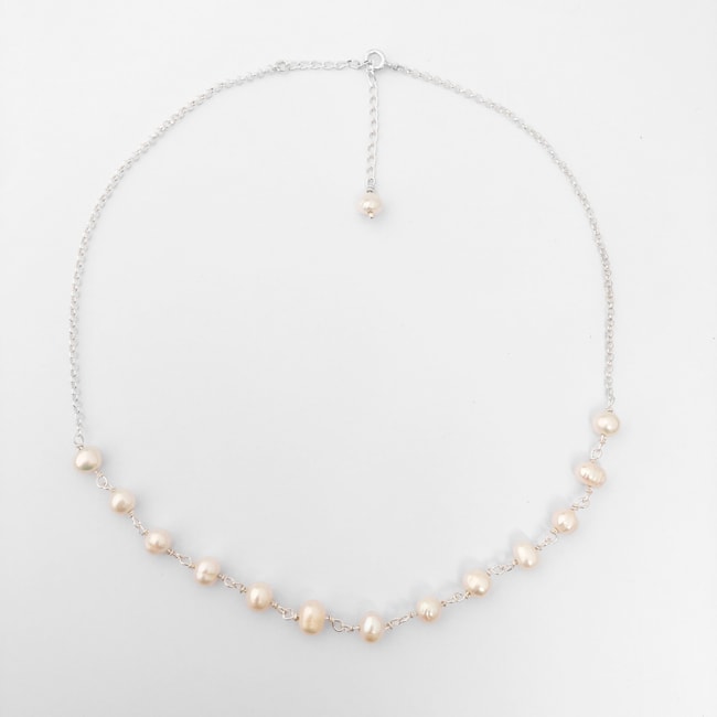 Chocker de Pérolas com Extensor - 38cm
