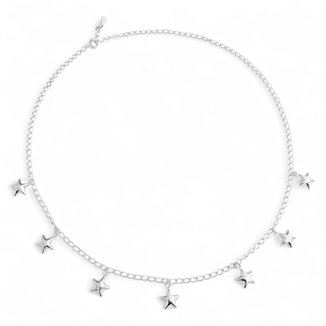 Choker com Estrela Lisa - 35cm