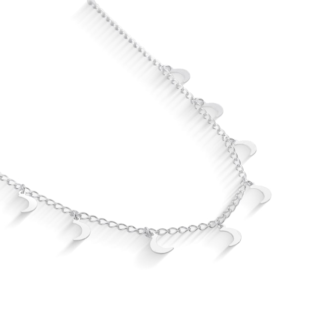 Choker com Lua Lisa - 35cm 