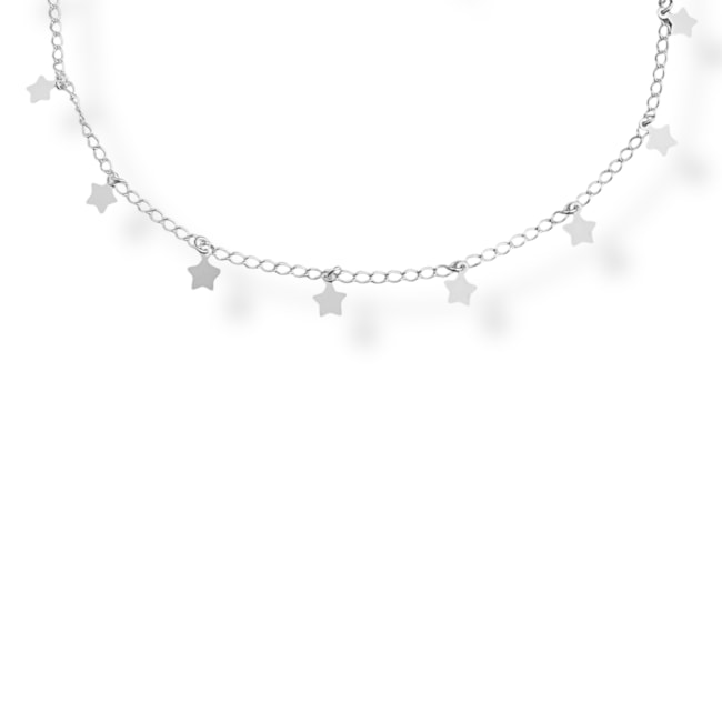 Choker com Pingentes de Estrela 