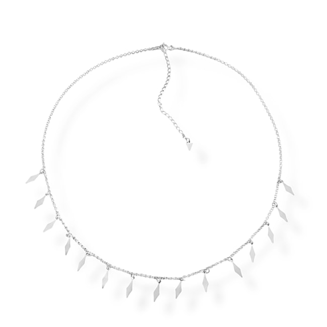 Choker com Pingentes de Losango - 45cm 