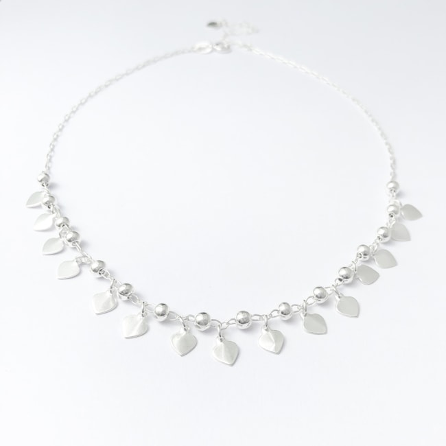 Choker de Coração com Bolinhas - 35cm