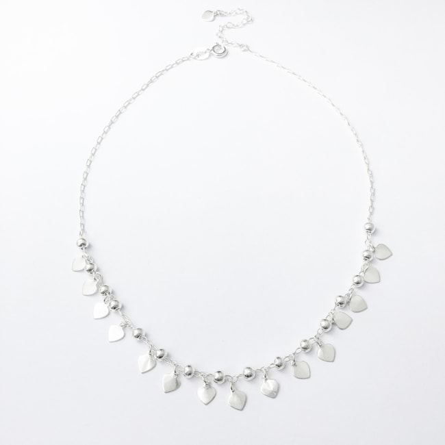 Choker de Coração com Bolinhas - 35cm