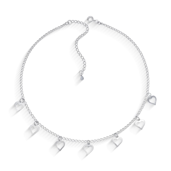 Choker de Coração Vazado 