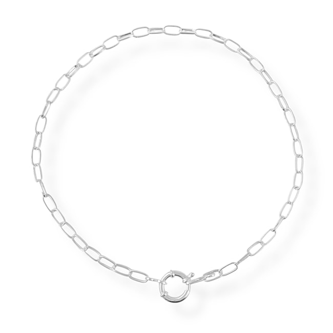Choker de Elos com Fecho Boia - 40cm 