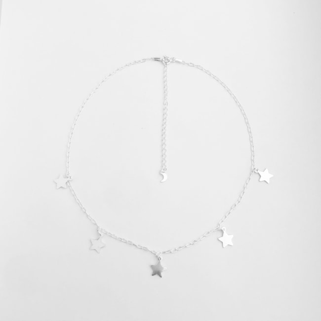 Choker de Estrelas - 35cm