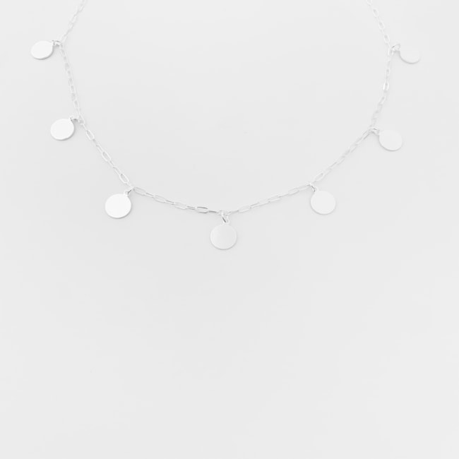 Choker de Medalhas Grandes - 40cm