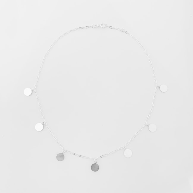 Choker de Medalhas Grandes - 40cm