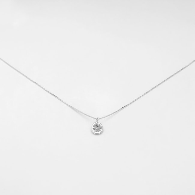 Conjunto Redondo com Zircônia Cristal