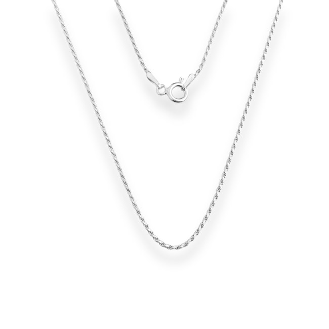 Corrente Branca Torcida - 40cm