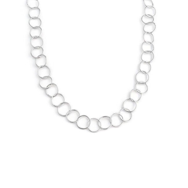 Corrente de Argolas Finas - 40cm