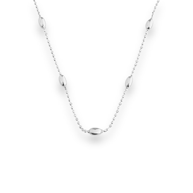 Corrente de Bolinha Diamantada - 44cm