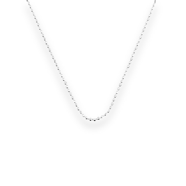 Corrente de Bolinha Diamantada M - 40cm