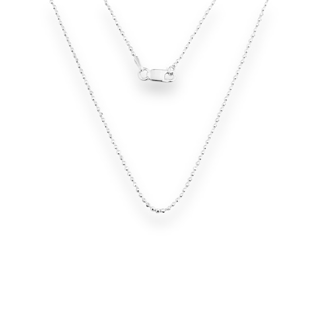 Corrente de Bolinha Diamantada M - 40cm