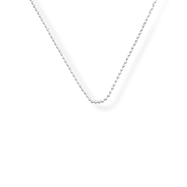 Corrente de Bolinha Diamantada M - 70cm