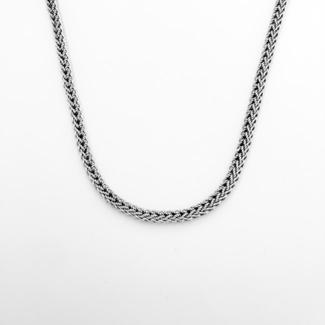 Corrente Masculina Trançada Bali - 60cm