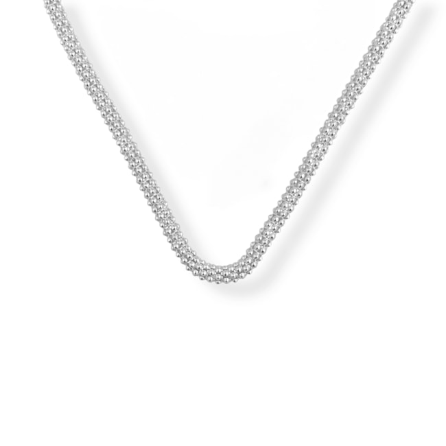 Corrente Pipoca com Fecho Boia - 44cm