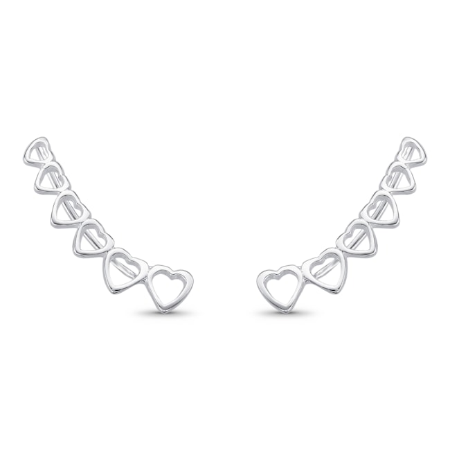Ear Cuff de Corações Vazados