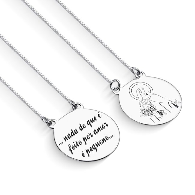 Escapulário de Santa Terezinha com Frase - 70cm