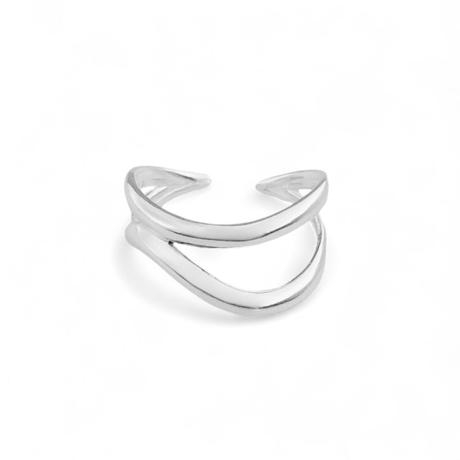 Falange Aro Duplo com Onda 