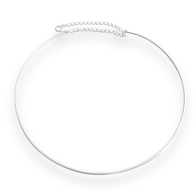 Gargantilha aro Liso com Extensor