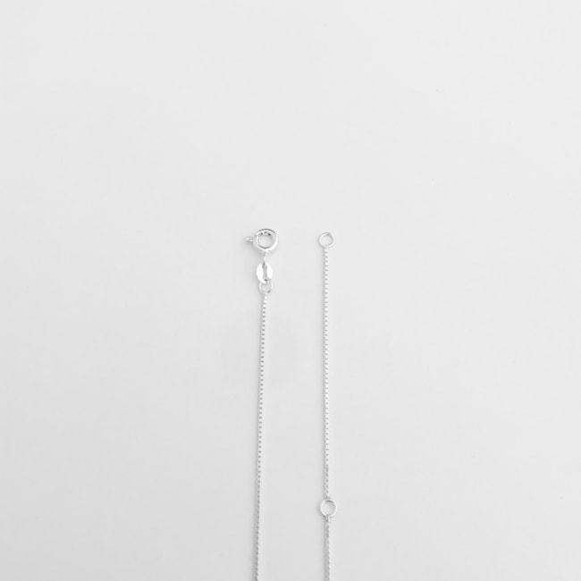 Gargantilha com Coração em Madrepérola - 45cm