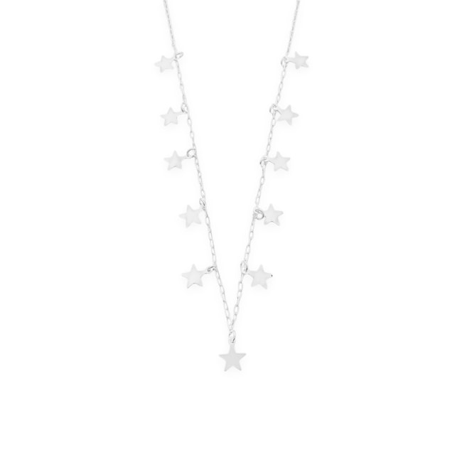 Gargantilha com Estrela Lisas - 70cm